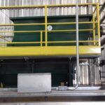 Decantador lamelar adensador lodo